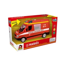 Auto dodávka Hasiči na setrvačník s reálným hlasem posádky