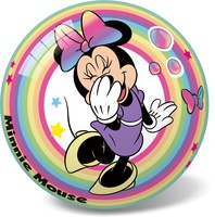 Míč 14cm Minnie duhový