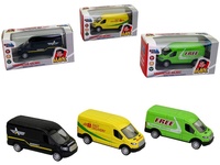 Auto dodávka přepravce kovová na zpětný chod 10,5 x 3,5 x 4,4 cm