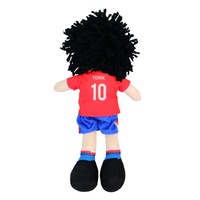 Textilní panenka Toník - fotbalista 40 cm, český hlas, karta