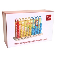 Dřevěné počítadlo, 20 x 7,5 x 13 cm