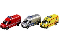Auto záchranářské 3 druhy Policie Sanitka Hasiči