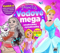 Vodové mega omalovánky Maluj vodou! Disney Princezny 33x29cm