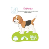 Mrňous hraje a nalepuje. Domácí zvířata