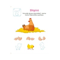 Mrňous hraje a nalepuje. Zvířata na venkově