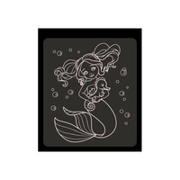 Vyškrabávací obrázky Mořské víly