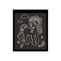 Vyškrabávací obrázky Poníci