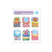 Malý méďa se učí chodit do školky