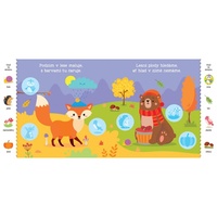 Prcek objevuje. Hledání a nalepování s tygříkem