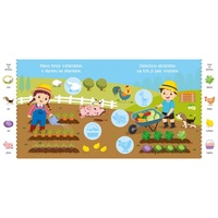 Prcek objevuje. Hledání a nalepování s pejskem