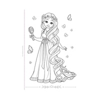 Omalovánka Veselé princezny