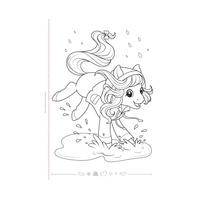 Omalovánka Veselí jednorožci