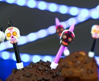 Svíčky na dort Masky Lebky Halloween 6ks