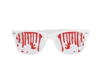 Kostým Krvavé kšandy,motýlek a brýle pro dospělé Halloween