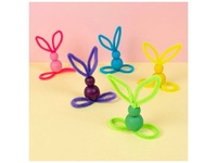 Chlupaté modelovací drátky 30cm 50ks 6mm neonové barvy 6mm