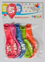 Nafukovací balónky s číslem 5 5ks