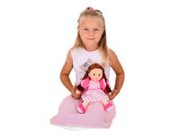 Panenka Sofinka 31cm mrkací měkké tělo česky mluvící Brunet