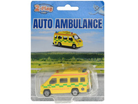 2-Play Traffic Ambulance CZ 8cm kov volný chod na kartě
