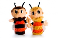 Včelí Medvídek Maňásek Čmelda plyš 24cm Příběhy Včelích Medvídků