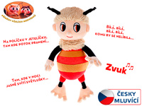Včelí medvídek Čmelda plyš česky zpívající 29cm Příběhy Včelích medvídků - VYBITÉ BATERIE