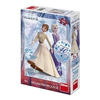 Dino Puzzle Diamond Ledové Království Frozen II. 200 dílků