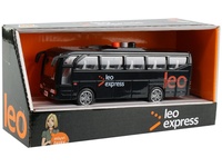 Made Autobus Leo Express 12cm s českými větami řidiče a palubní posádky