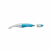 Stabilo ergonomické pero Easy Start pro leváky stříbrná metalická-modrá