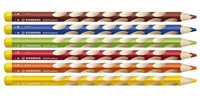 Pastelky Stabilo trojhranné 6ks pro leváky s ořezávátkem