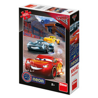 Dino Puzzle Neon Cars 3 Vítězné kolo 100XL dílků 