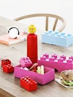  LEGO box na svačinu růžový 100x200x75mm