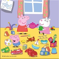 Dino Puzzle Peppa Pig na prázdninách 3 x 55 dílků