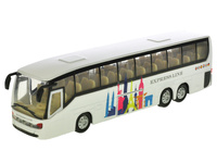  Kids Globe Autobus kovový se světlem a zvukem 19cm