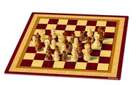 Šachy dřevěné figurky společenská hra 