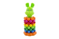 Skládanka Pyramida s kroužky plast různé druhy 26cm