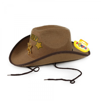 klobouk kovbojský šerif, dětský 