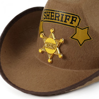 klobouk kovbojský šerif, dětský 