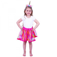 Dětský kostým tutu sukně s čelenkou Jednorožec
