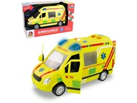 Made Auto Ambulance na setrvačník s reálným hlasem posádky 22cm 