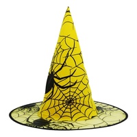 Klobouk čarodějnický barevný 37cm