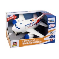 Letadlo Smartwings s hlášením kapitána a letušky, na setrvačník, 20 cm
