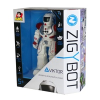 Robot Zigybot Viktor červený na dálkové ovládání velikost 26cm