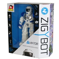 Robot Zigybot Viktor modrý na dálkové ovládání velikost 26cm