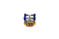 Skateboard prstový šroubovací 10cm 2ks plast s rampou