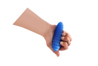 Fidget worm měnící tvar antistresový plast 11cm 4 barvy