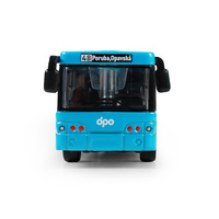 Kovový autobus DPO OSTRAVA !!! modrý 18 cm