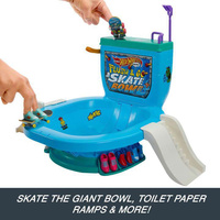 Hot Wheels Skates splachovací záchod Fingerboard Skatepark