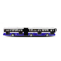 Autobus česky hlásí zastávky kloubový modrý 36cm