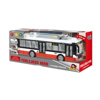Trolejbus na setrvačník 28cm mluví česky hlásí zastávky