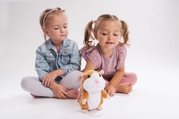 Křeček Mireček opakující věty plyš 18cm na baterie se zvukem