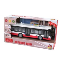 Autobus na setrvačník, mluví česky, hlásí zastávky, CZ design